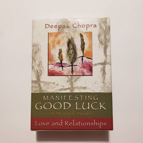 Deepak Chopra Manifesting Good Luck a 50 Card Deck - Picture 1 of 5